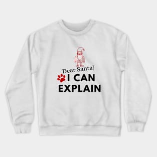 Dear Santa I can Explain Crewneck Sweatshirt